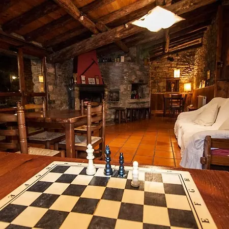 Spacious House With Mountain View In Albella, Fireplace.